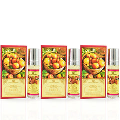 Fruit Perfume Oil CPO 6ML (0.2 OZ) By Al Rehab | A Burst Of Tropical Fruits With A Creamy, Sweet Twist. (PACK OF 3)