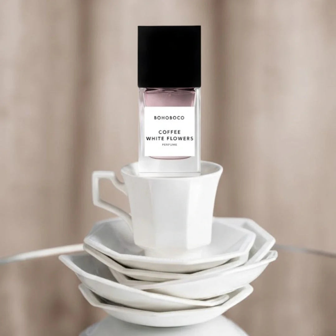 Coffee White Flowers Eau de Parfum Spray 50ml (1.7 fl oz) by Bohoboco - Intense Oud