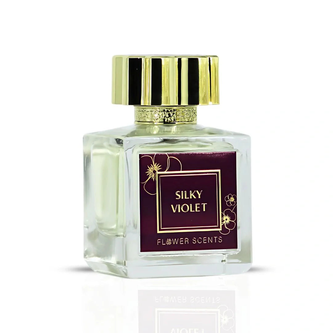 Silky Violet Eau de Parfum Spray 65ml (2.2 oz) by Flower Scents | Bright Bergamot, Soft Powdery Violet and a Sophisticated Woody Dry-Down