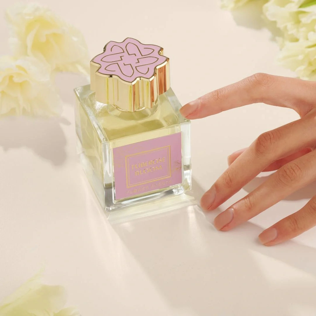 Tuberose Bloom Eau de Parfum Spray 65ml (2.2 oz) by Flower Scents | Creamy Tuberose & Jasmine, Kissed by Citrus, Wrapped in Vanilla & Musk