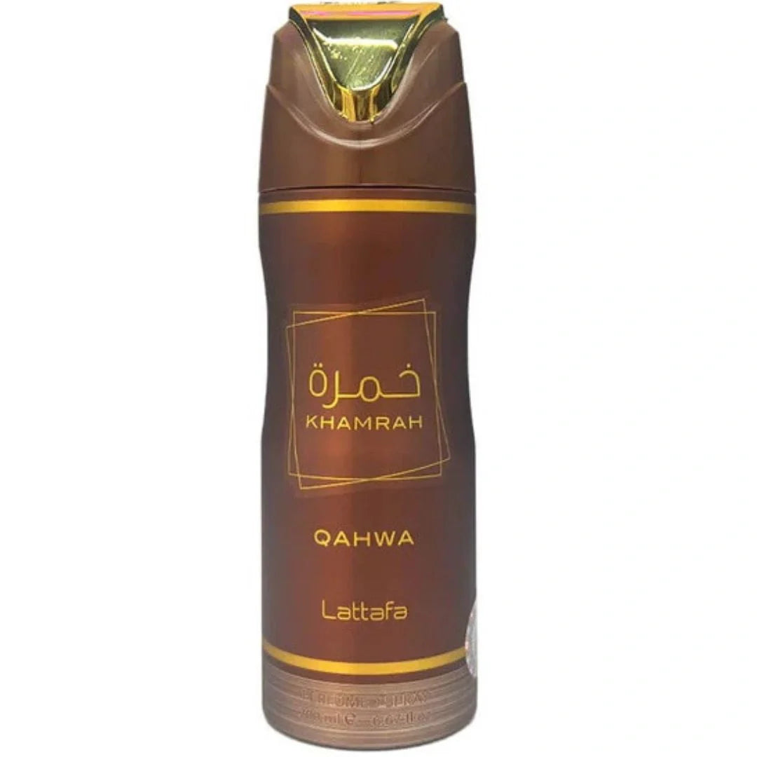 Khamrah Qahwa Deodorant Spray 200ml (6.8 oz) by Lattafa
