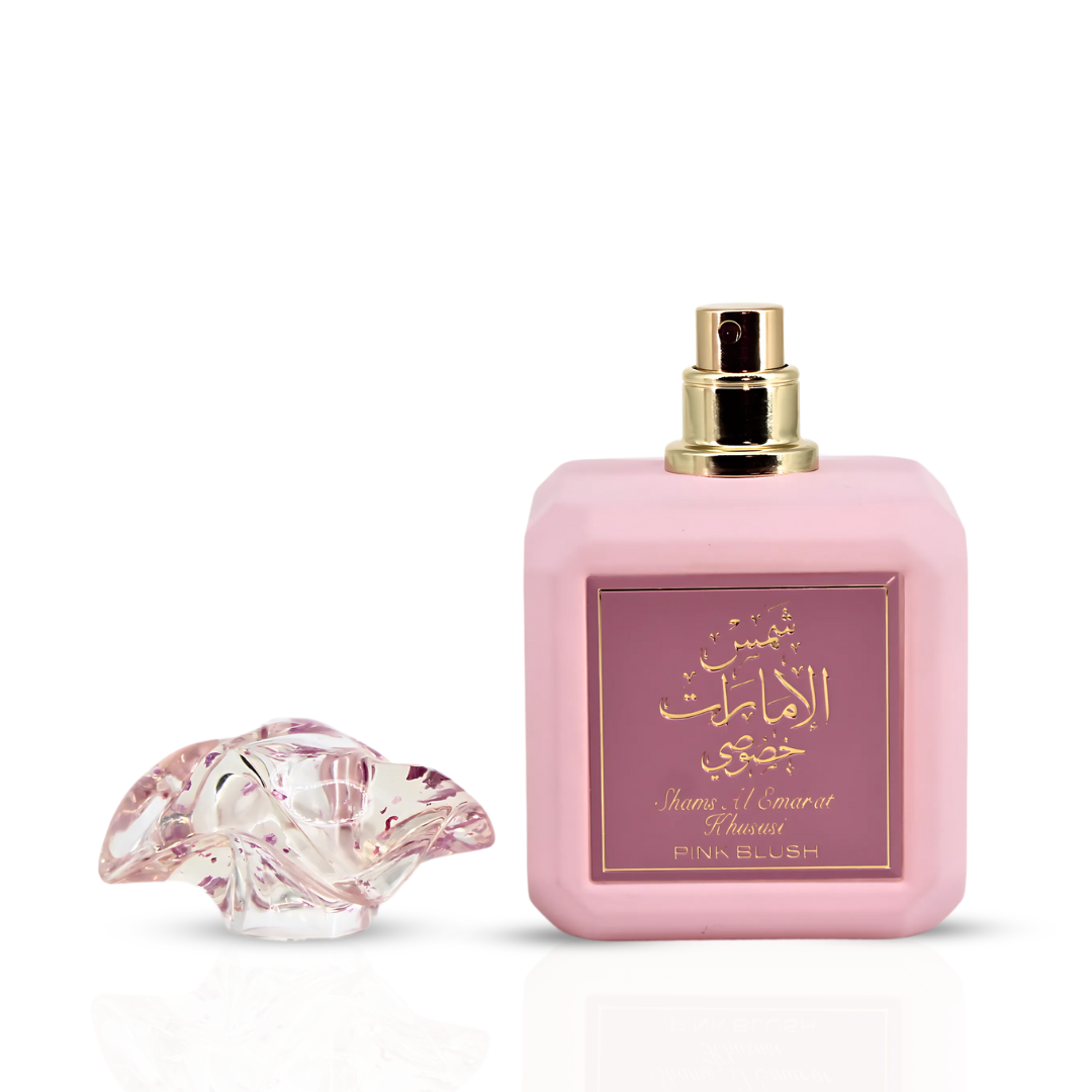 Pink Blush Shams Al Emarat Khususi Eau De Parfum Spray 100ML (3.4 OZ) by Ard Al Zaafaran | A Sweet, Elegant Fragrance for Every Occasion.