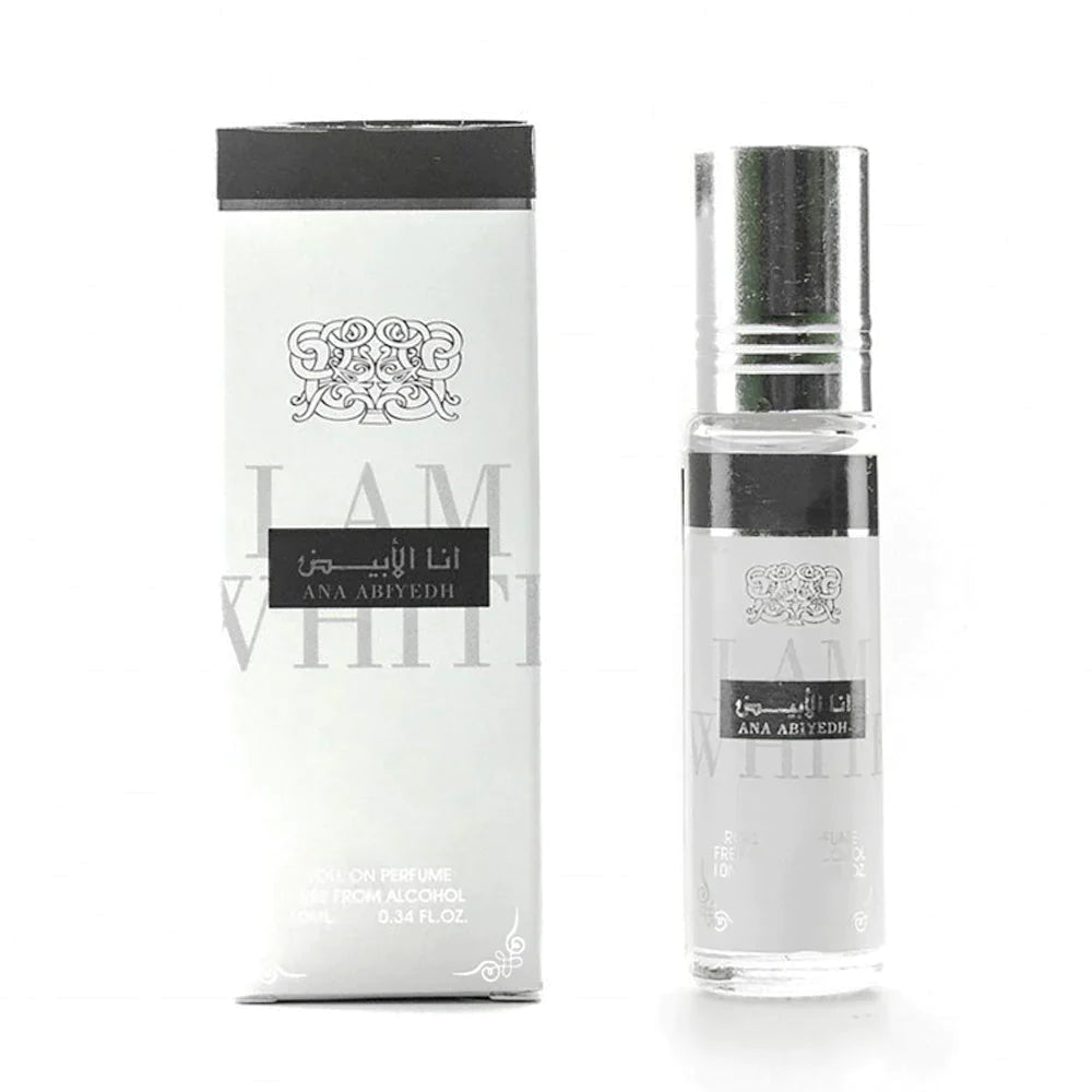 Ana Abiyedh Roll-On Perfume Oil - CPO 10ML (0.34OZ) by Ard Al Zaafaran