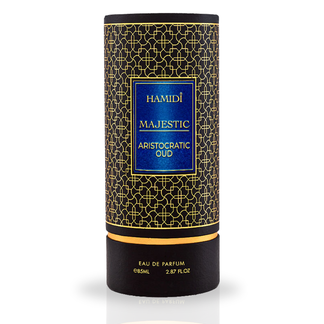 MAJESTIC ARISTOCRATIC OUD EDP Spray 85ML (2.8 OZ) By Hamidi | A Long Lasting & Rich Blend Of Luxurious Fragrance.