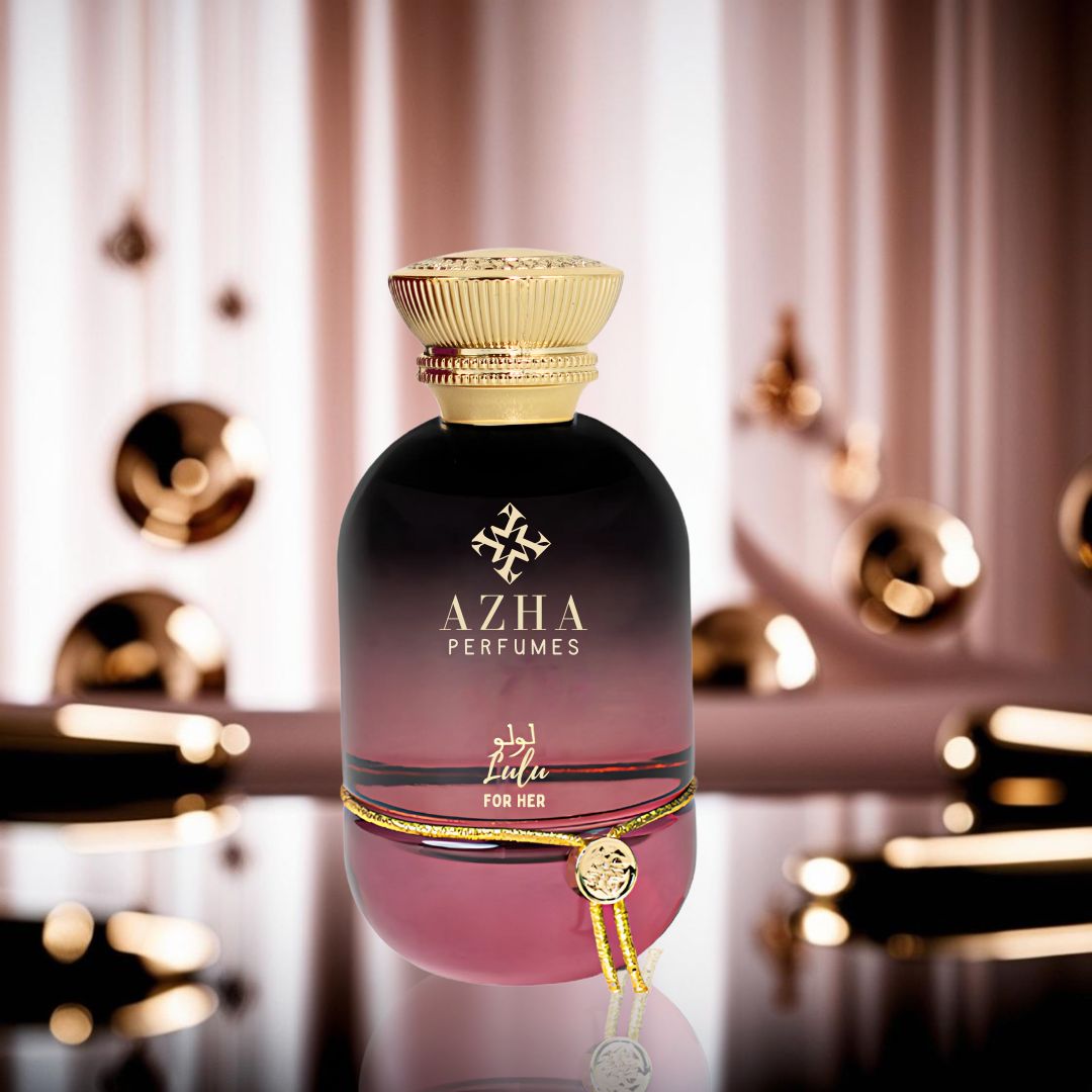 Lulu For Her Eau De Parfum Spray 100ML (3.4 OZ) by Azha | A Radiant Floral Bouquet, Wrapped in Soft Musk & Vanilla's Gentle Touch.
