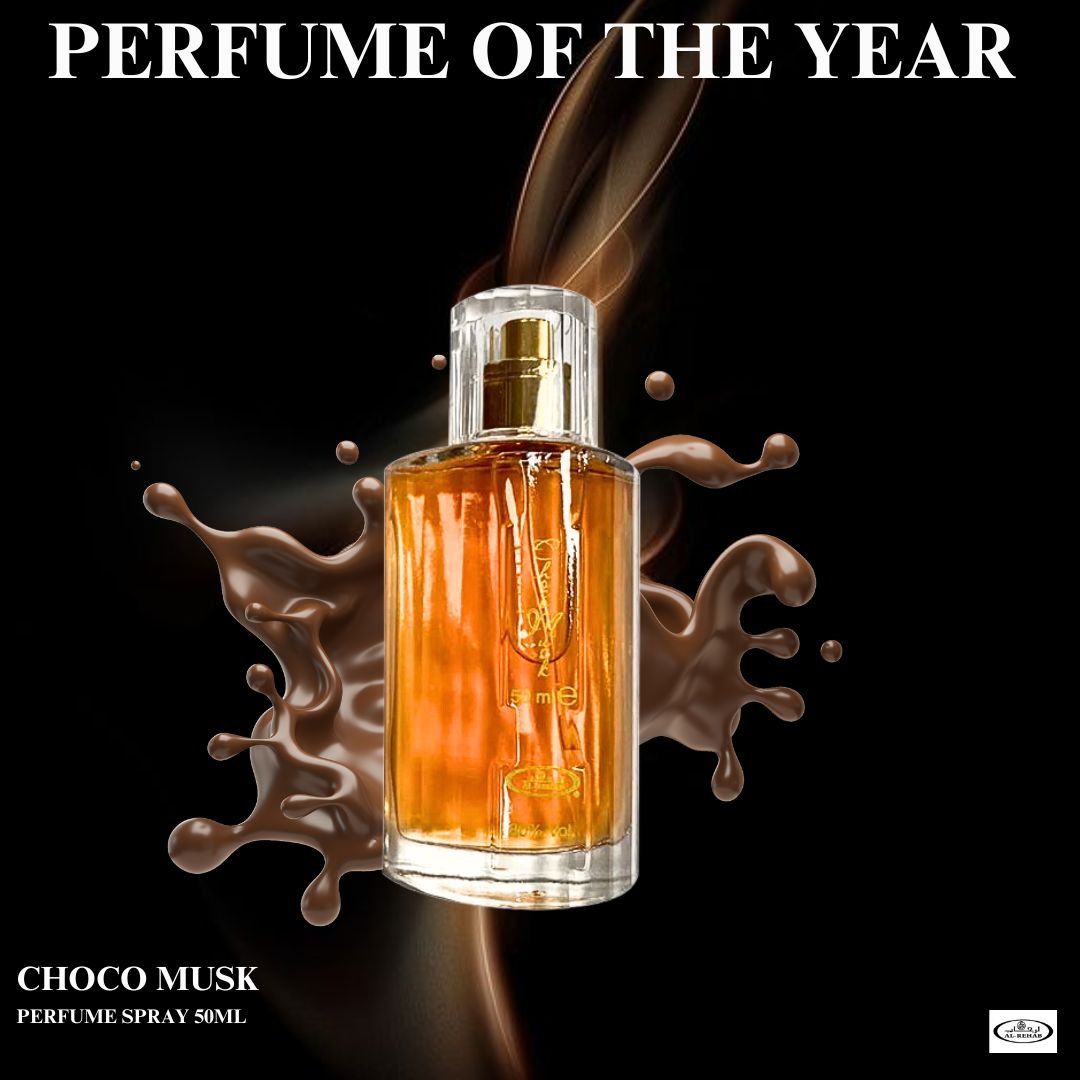 Choco Musk EDP Spray 50ML (1.7 OZ) By Al Rehab | Indulge In The Irresistible Blend Of Musk And Chocolate. (BOX OF 12)