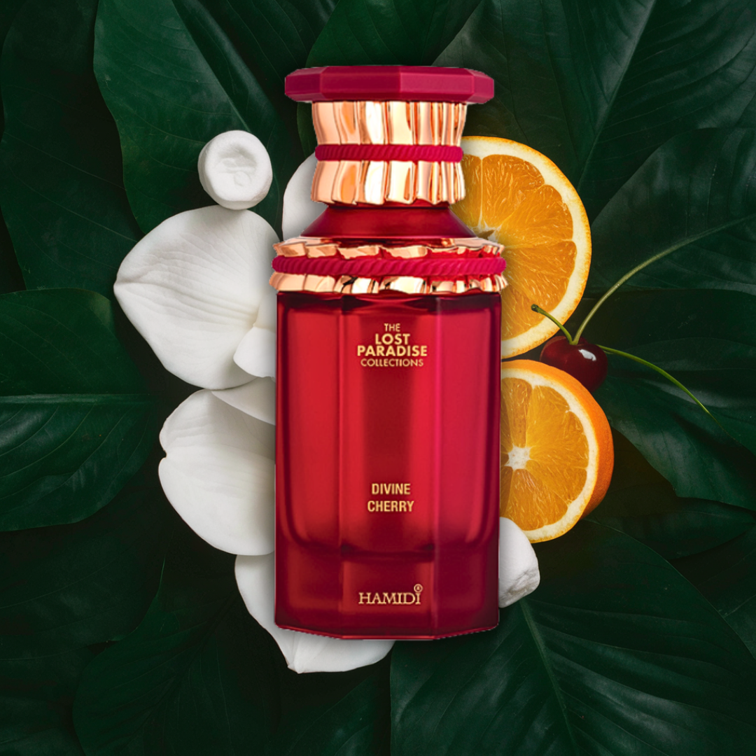 DIVINE CHERRY EDP Spray 100ML (3.4 OZ) By Hamidi | Indulge In The Sweetness Of This Enchanting Fragrance.