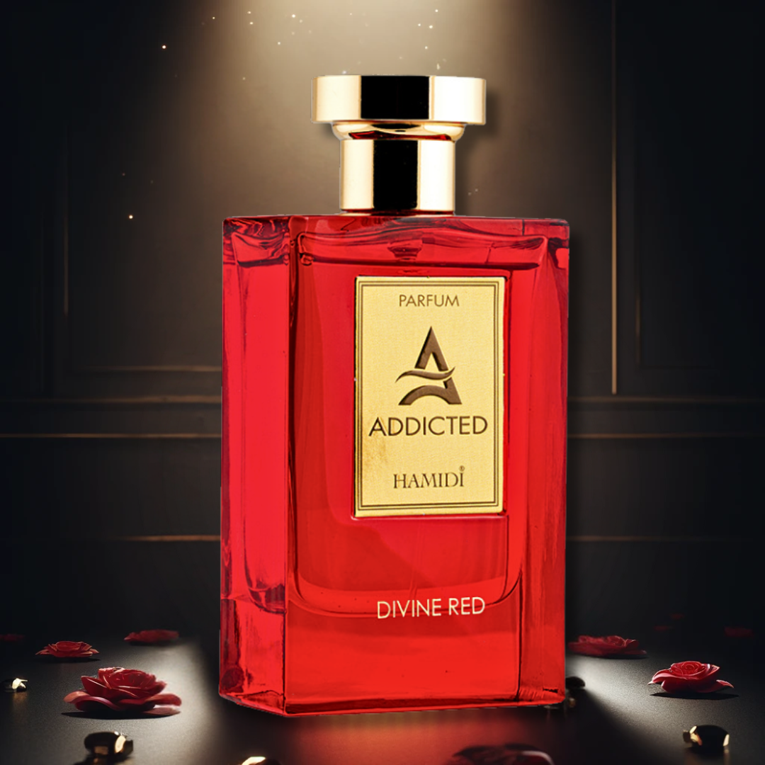 HAMIDI ADDICTED DIVINE RED EDP Spray 120ML (4 OZ) By Hamidi | Elevate Your Senses With This Exquisite Fragrance.