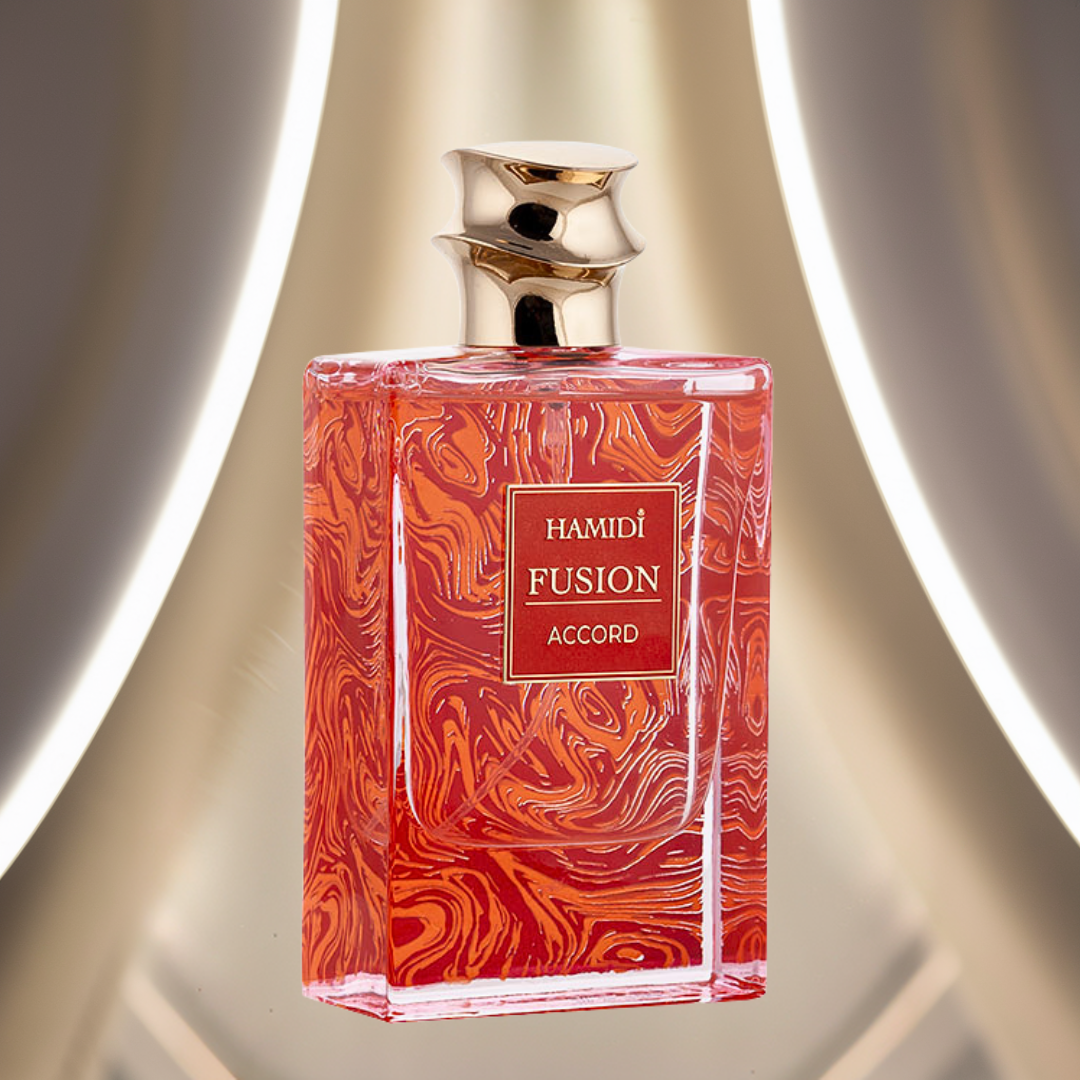 FUSION ACCORD EDP Spray 85ML (2.8 OZ) By Hamidi | A Luxurious & Captivating Unisex Fragrance. - Intense Oud