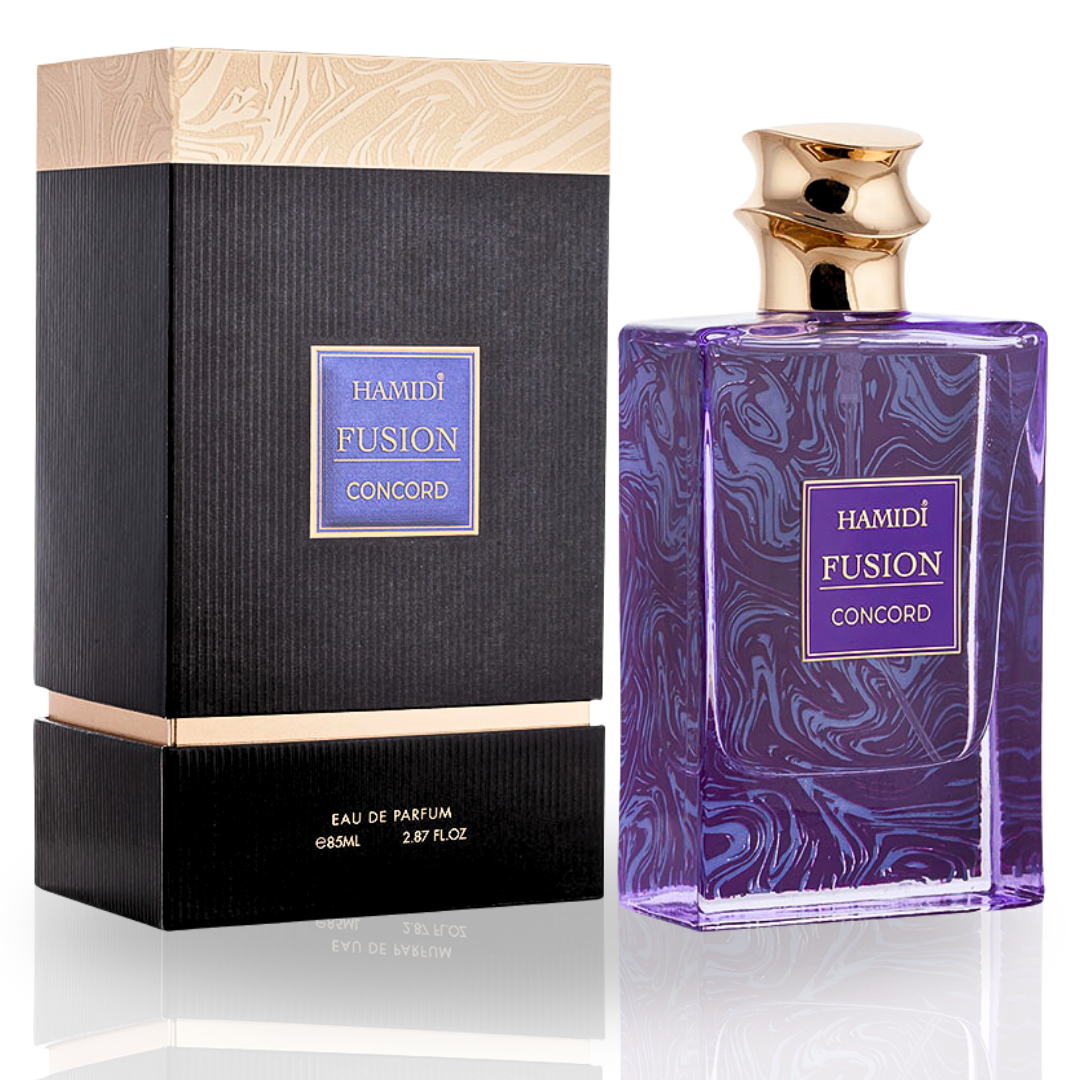 FUSION CONCORD EDP Spray 85ML (2.8 OZ) By Hamidi | A Timeless Allure Of Floral Elegance.