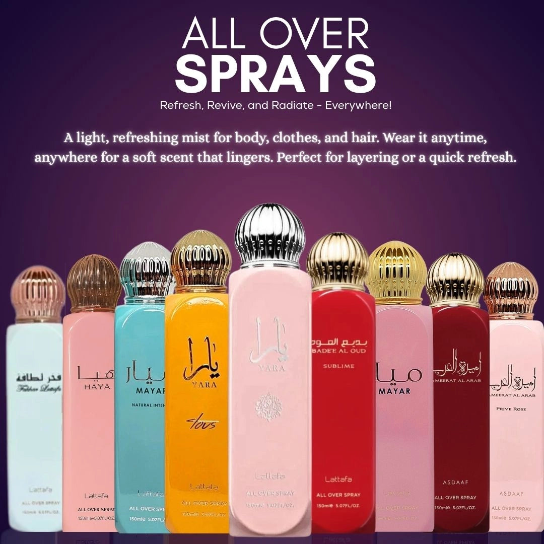 Ameerat Al Arab All Over Spray 150ml (5.07 oz) by Asdaaf