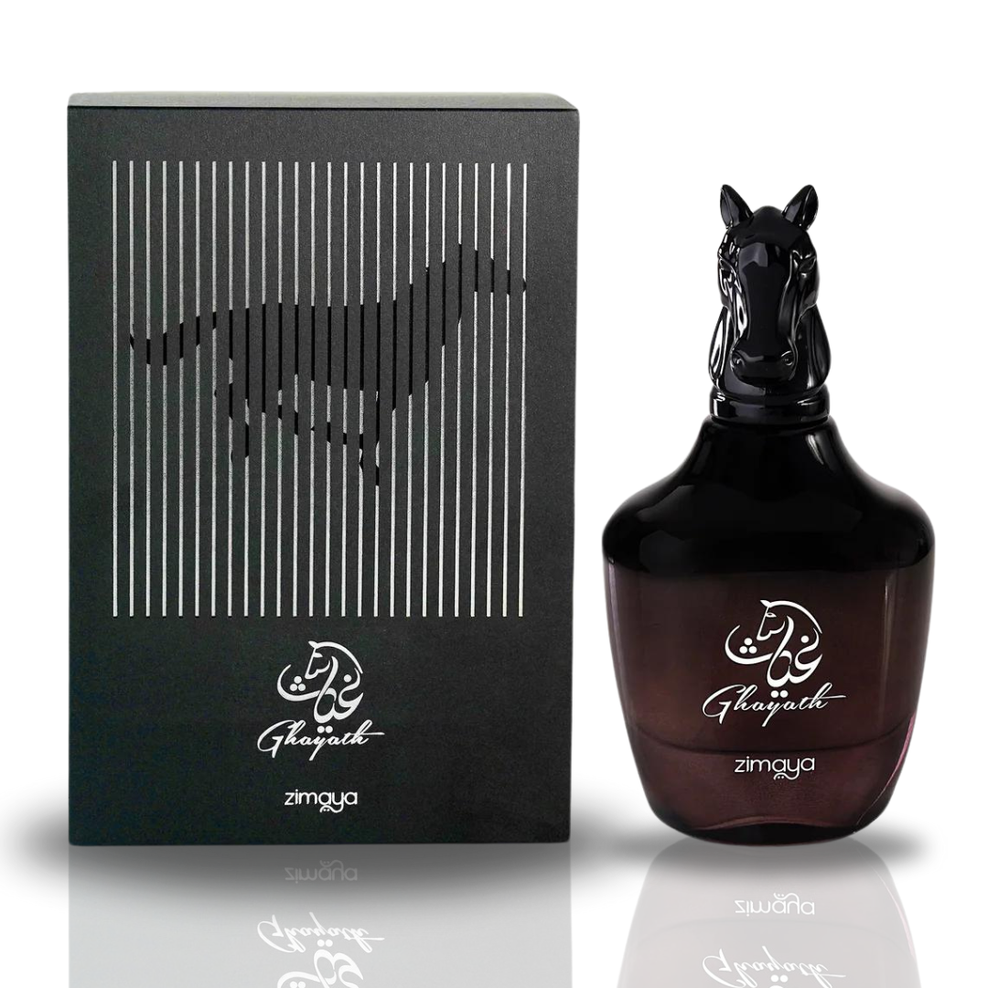 Ghayath EDP Spray 100ML (3.4OZ) by ZIMAYA | Long Lasting & Woody Fragrance For Men & Women.