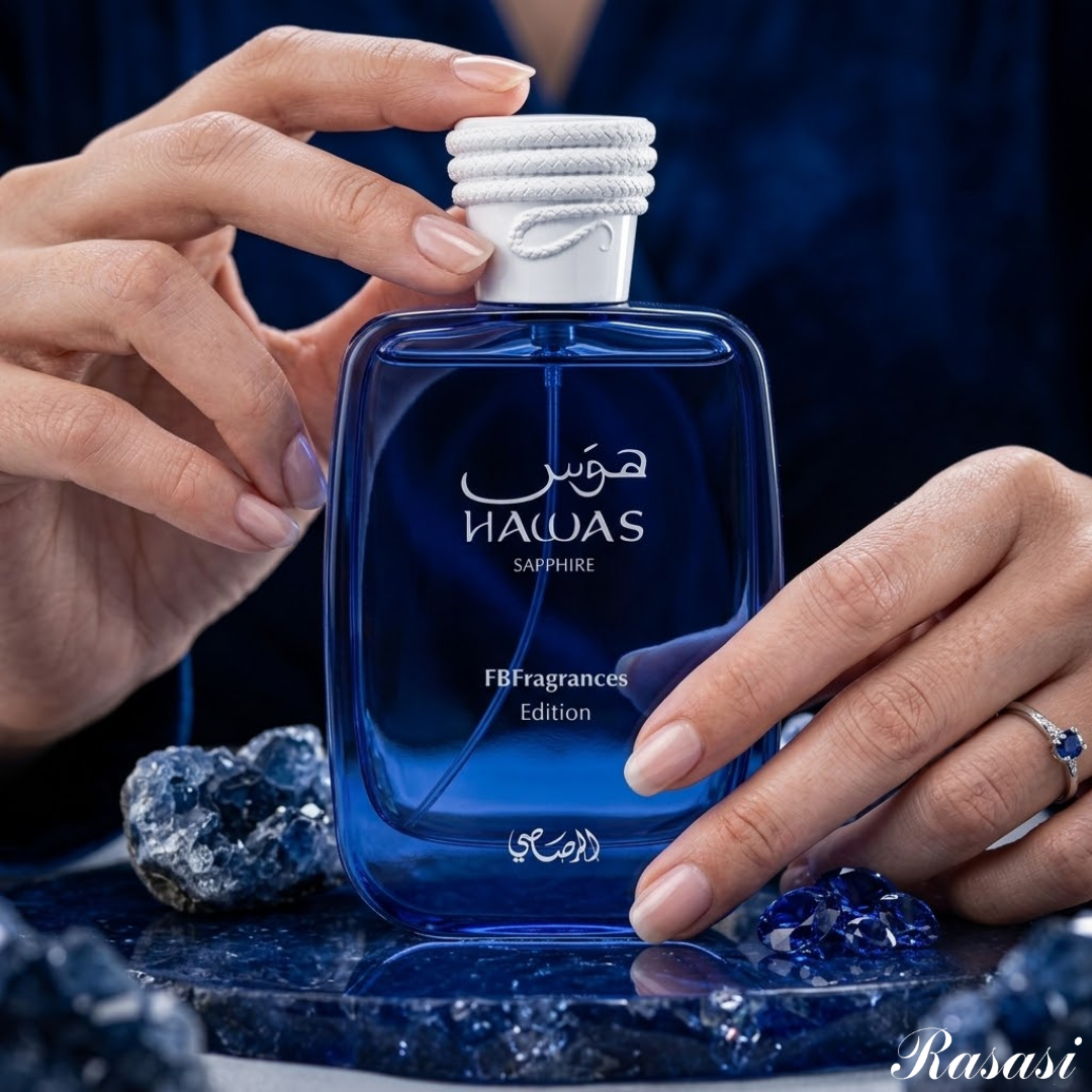 Hawas Sapphire X FBFragrances Edition Eau de Parfum Spray 100ml (3.4 oz) by Rasasi