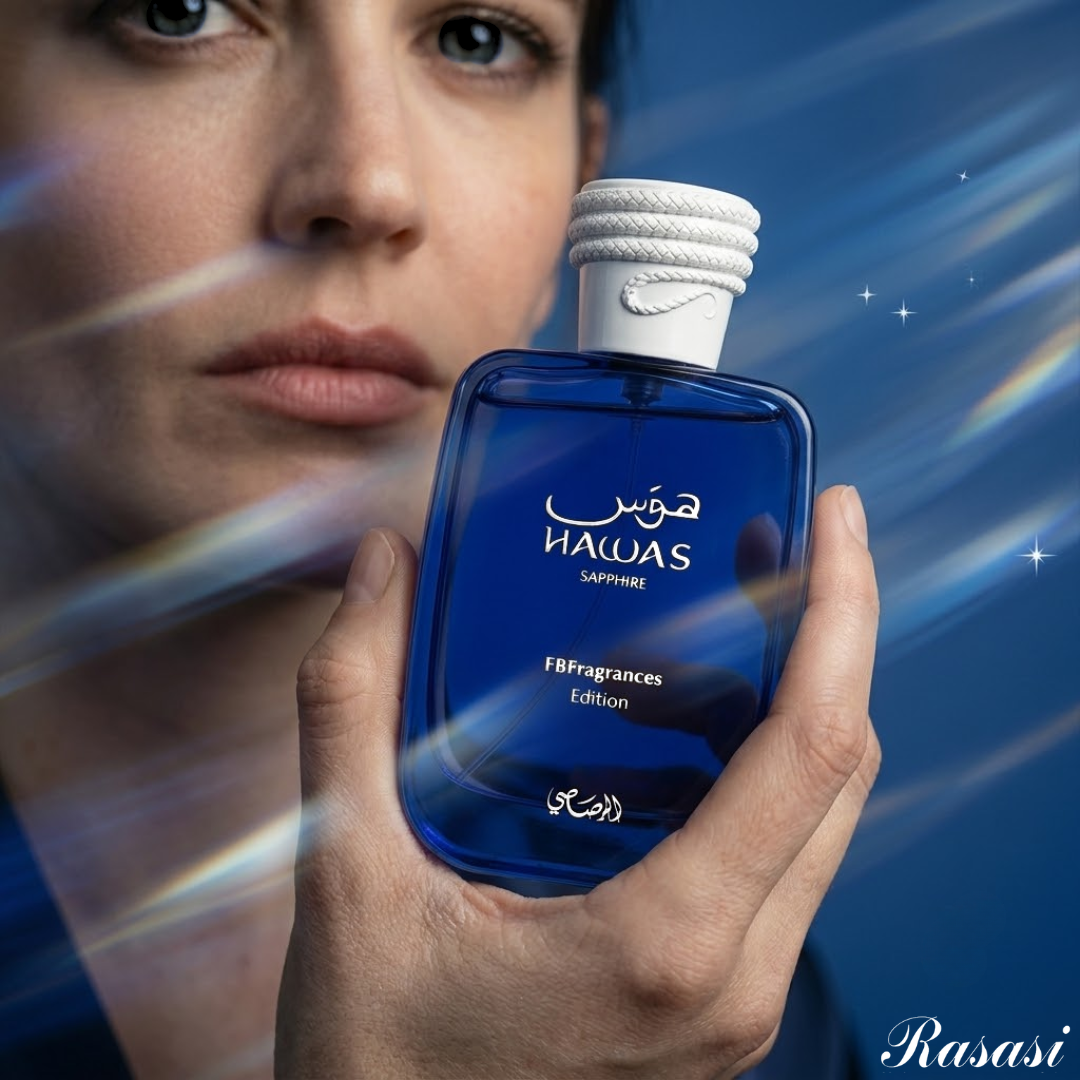 Hawas Sapphire X FBFragrances Edition Eau de Parfum Spray 100ml (3.4 oz) by Rasasi