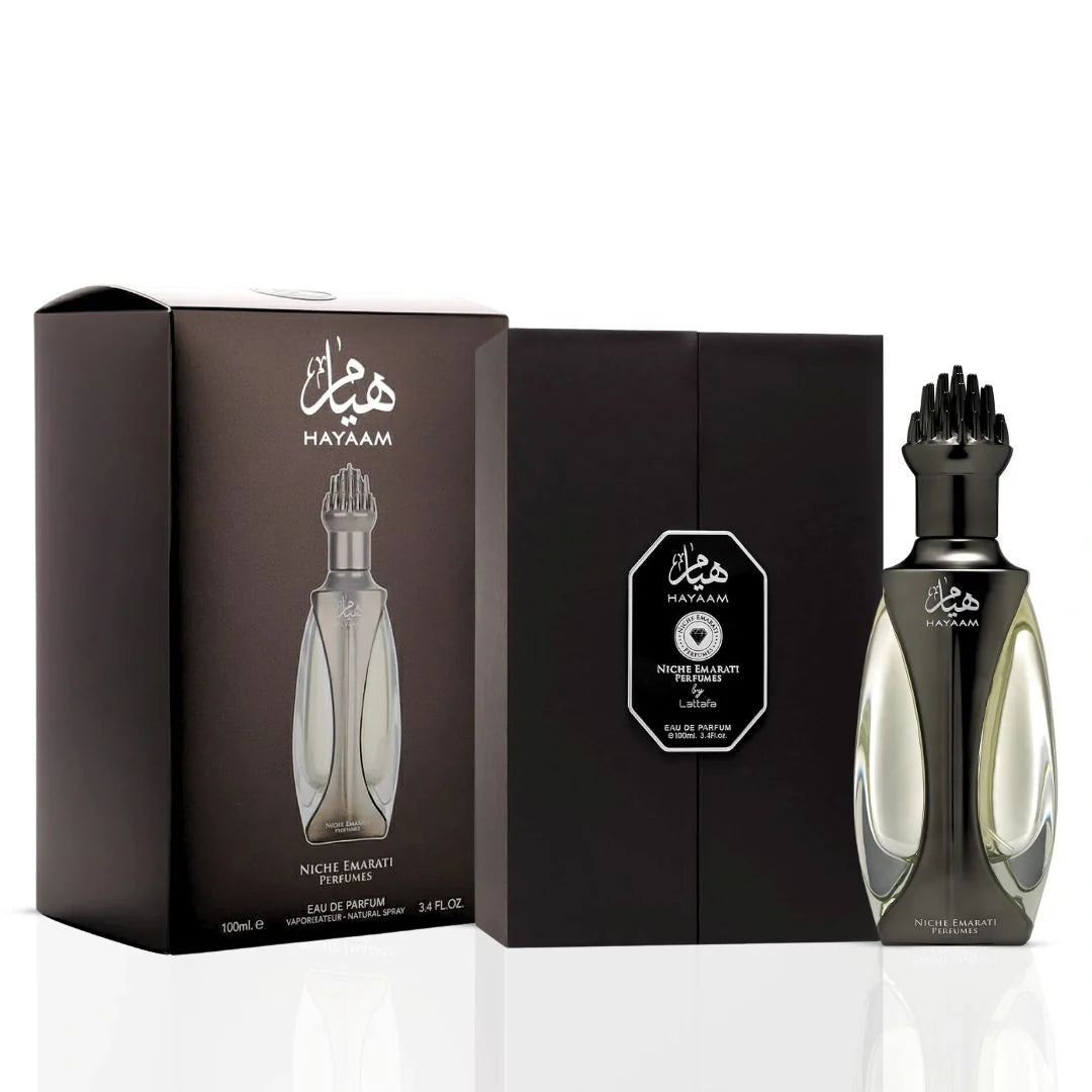Niche Emarati Hayaam Eau de Parfum Spray 100ml (3.4 oz) by Lattafa