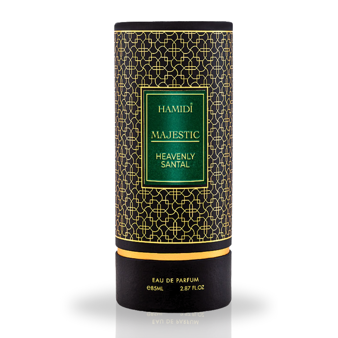 MAJESTIC HEAVENLY SANTAL EDP Spray 85ML (2.8 OZ) By Hamidi | A Delicate Floral Whiff Of Serenity & Bliss.