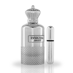 INSIGNIA ARGENT EDP Spray 105ML (3.5 OZ) By Hamidi | Illuminate Your Senses With This Exquisite Fragrance. - Intense Oud