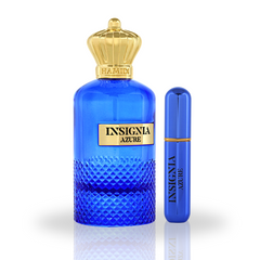 INSIGNIA AZURE EDP Spray 105ML (3.5 OZ) By Hamidi | A Long Lasting & Refreshing Unisex Fragrance. - Intense Oud