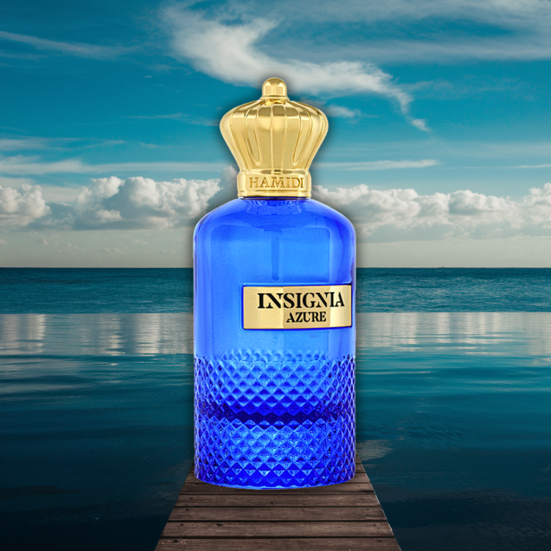 INSIGNIA AZURE EDP Spray 105ML (3.5 OZ) By Hamidi | A Long Lasting & Refreshing Unisex Fragrance. - Intense Oud