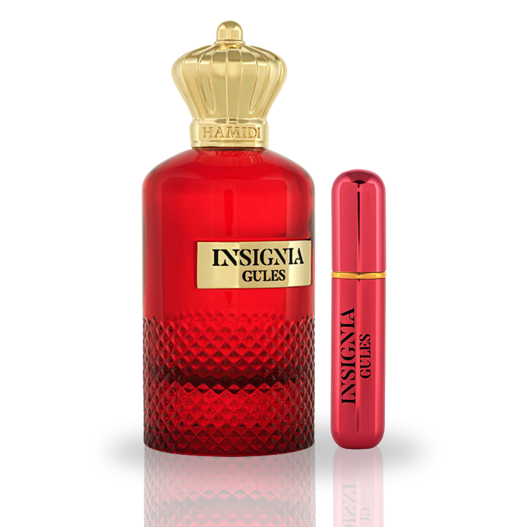 INSIGNIA GULES EDP Spray 105ML (3.5 OZ) By Hamidi | A Long Lasting, Captivating & Harmonious Blend. - Intense Oud