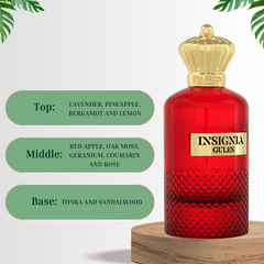 INSIGNIA GULES EDP Spray 105ML (3.5 OZ) By Hamidi | A Long Lasting, Captivating & Harmonious Blend. - Intense Oud