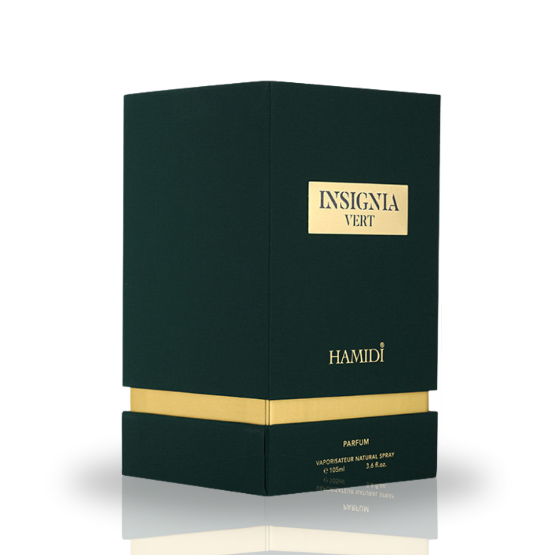 INSIGNIA VERT EDP Spray 105ML (3.5 OZ) By Hamidi | A Fresh & Elegant Fragrance Experience. - Intense Oud