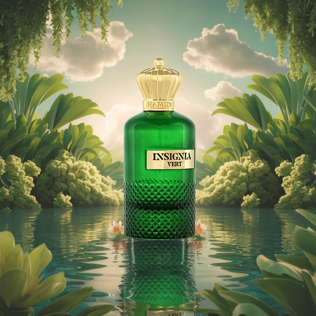 INSIGNIA VERT EDP Spray 105ML (3.5 OZ) By Hamidi | A Fresh & Elegant Fragrance Experience. - Intense Oud