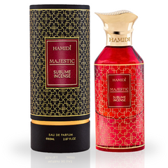 MAJESTIC SUBLIME INCENSE EDP Spray 85ML (2.8 OZ) By Hamidi | A Refreshing And Exquisite Aroma.