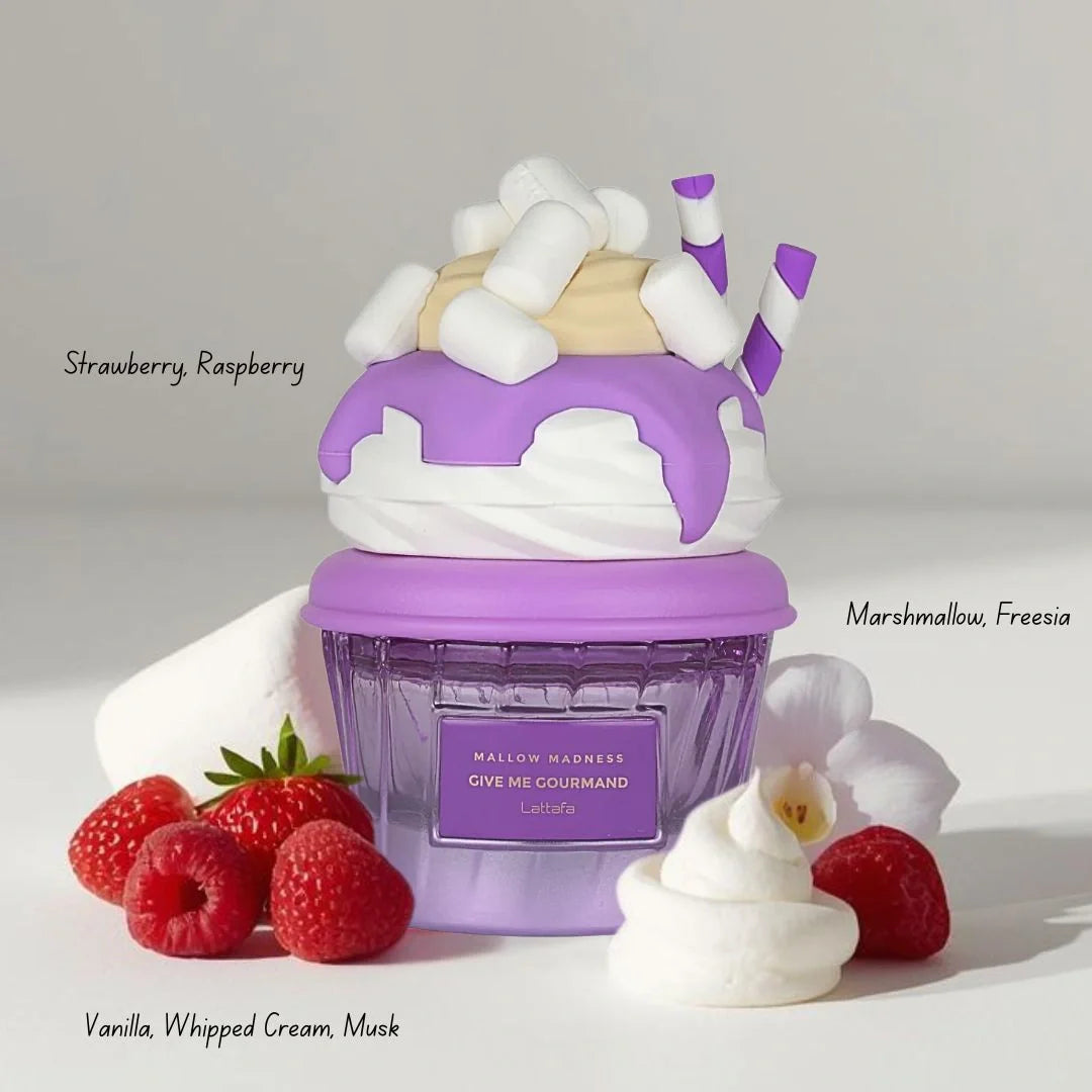 Mallow Madness Eau de Parfum Spray 75ml (2.5 oz) by Lattafa