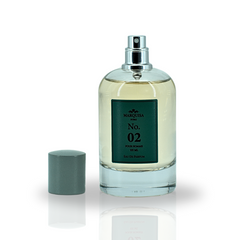 NO. 02 Pour Homme EDP Spray 100ML (3.4OZ) By Marquisa Dubai | Long Lasting & Luxurious Fragrances - Intense Oud