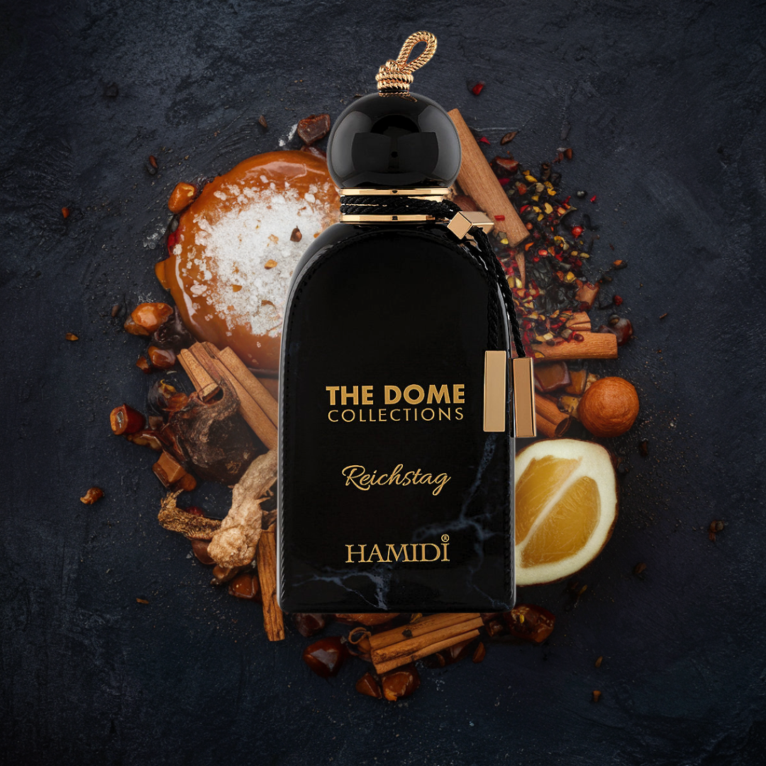 THE DOME - REICHSTAG EDP Spray 100ML (3.4 OZ) By Hamidi | Ignite Your Sense With This Bold & Spicy Fragrance. - Intense Oud