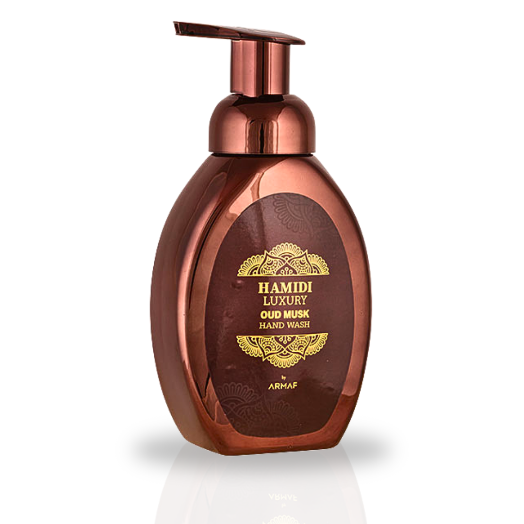 LUXURY OUD MUSK HAND WASH 350ML (11.9 OZ) By Hamidi | Enticing & Ultra Moisturizing, Rejuvenates The Skin.