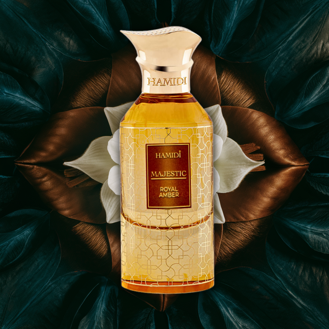 MAJESTIC ROYAL AMBER EDP Spray 85ML (2.8 OZ) By Hamidi | Indulge In The Luxurious Aura Of Allure & Elegance.