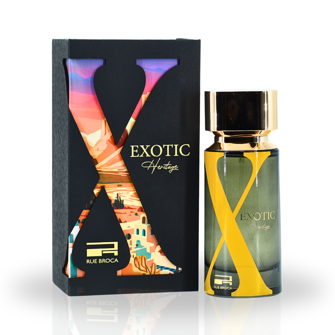 Exotic Heritage Pour Homme EDP Spray 100ML (3.4OZ) By RUE BROCA | Woody, Fruity, Aromatic Designer Perfumes.