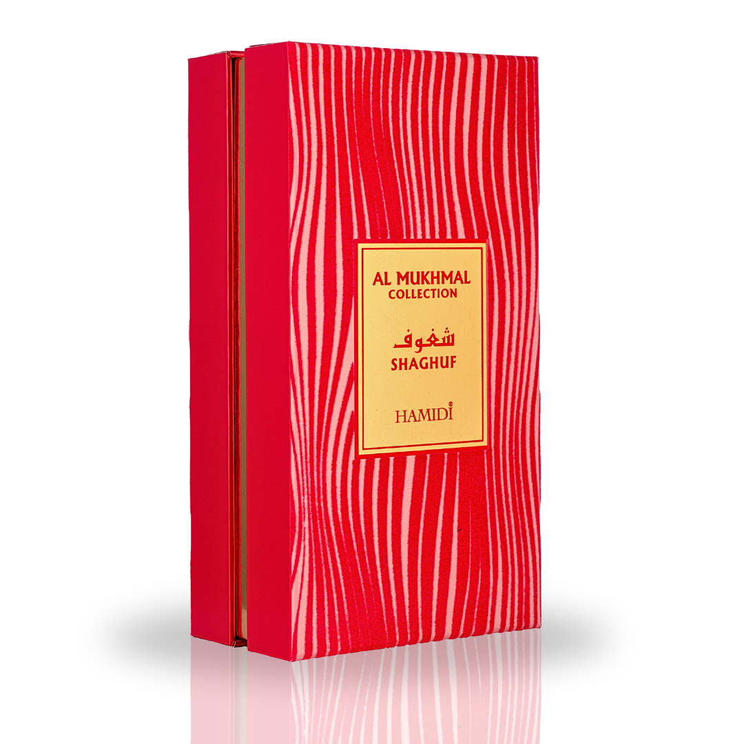 AL MUKHMAL - SHAGHUF EDP Spray 100ML (3.4 OZ) By Hamidi | Experience The Fiery Embrace With This Enchanting Fragrance. - Intense Oud