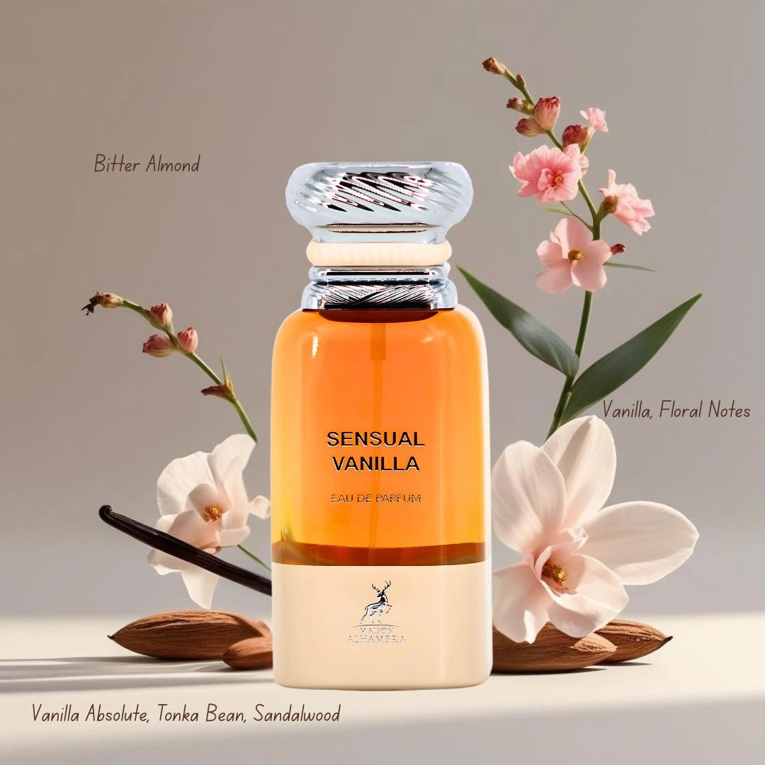 Sensual Vanilla Eau de Parfum Spray 80ml (2.7 oz) by Maison Alhambra