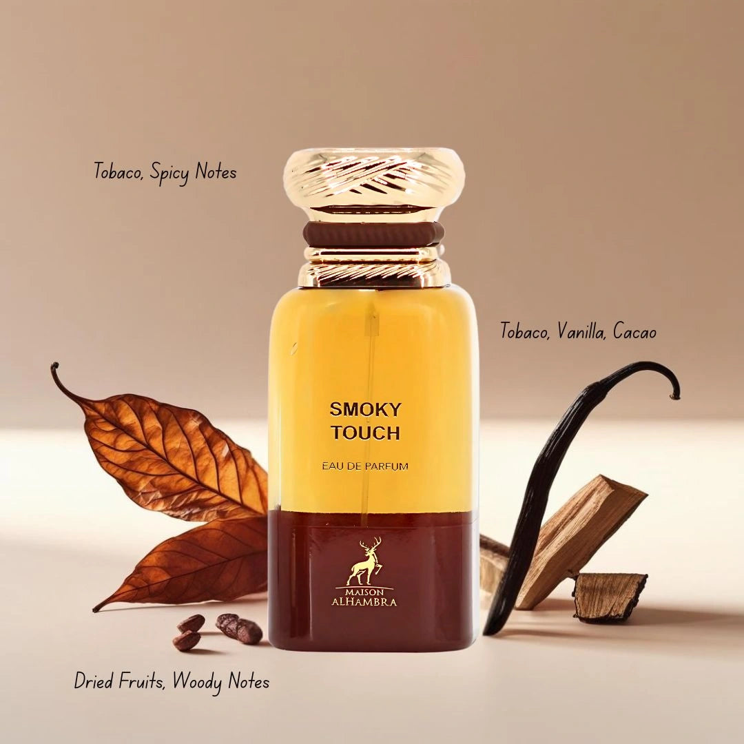 Smoky Touch Eau de Parfum Spray 80ml (2.7 oz) by Maison Alhambra