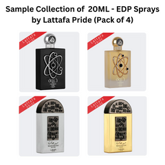 Sample Collection of 20ML (0.7 OZ) EDP Sprays by Lattafa Pride. (Pack of 4)