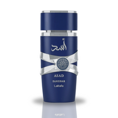 ASAD ZANZIBAR EDP Spray 100ML (3.4OZ) by Lattafa | Long Lasting, Embrace The Essence Of Rich Tropical Paradise.