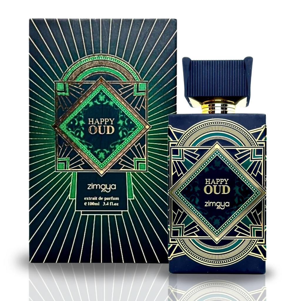 Happy Oud Extrait De Parfum Spray 100ML (3.4OZ) by ZIMAYA | Long
