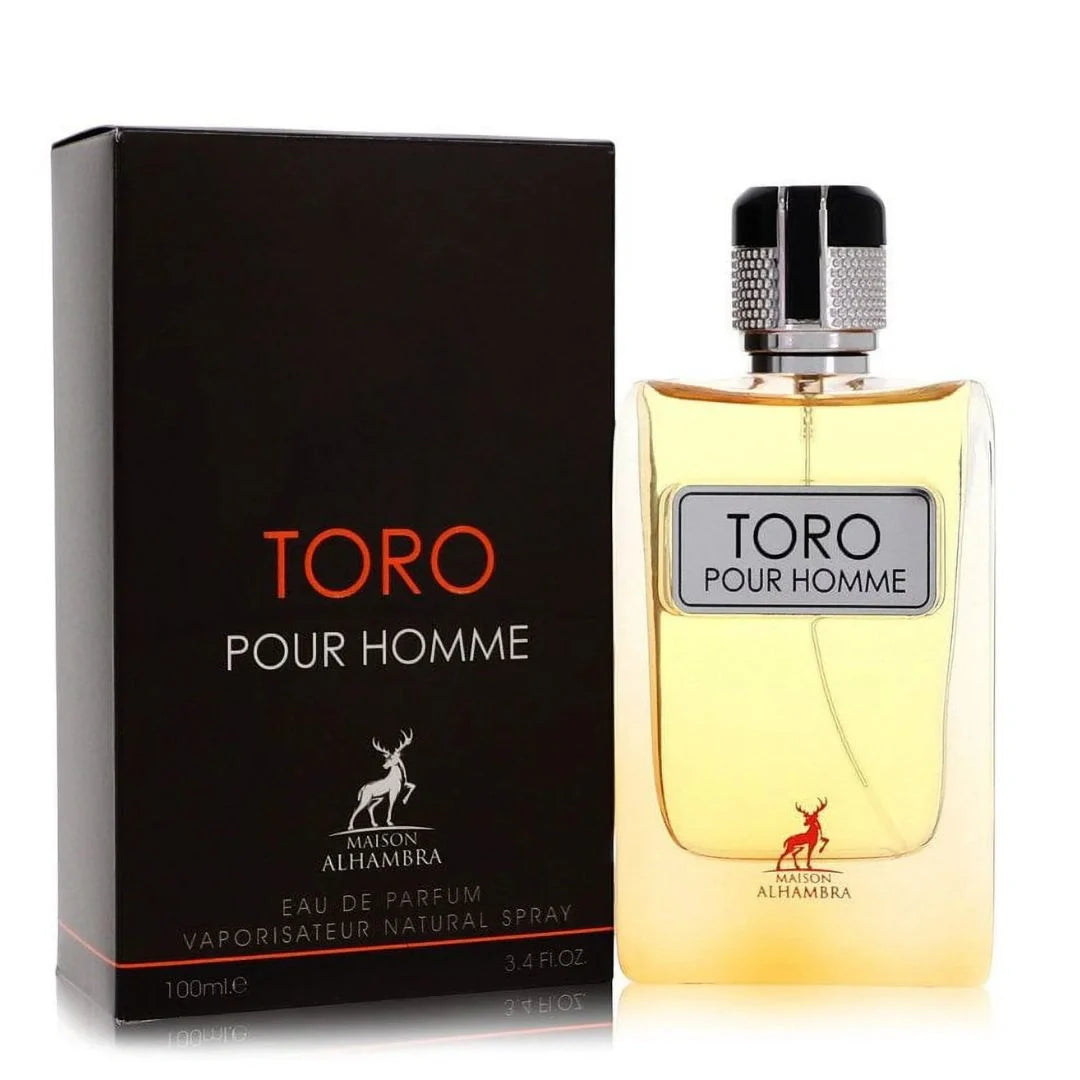 Toro Pour Homme Eau de Parfum Spray 100ml (3.4 oz) by Maison Alhambra