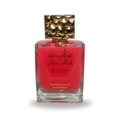 Royal Musk Pomegranate Raspberry EDP 100ML (3.4 OZ) by SURRATI (VELVET POUCH) | Exotic Fragrances for Men & Women.