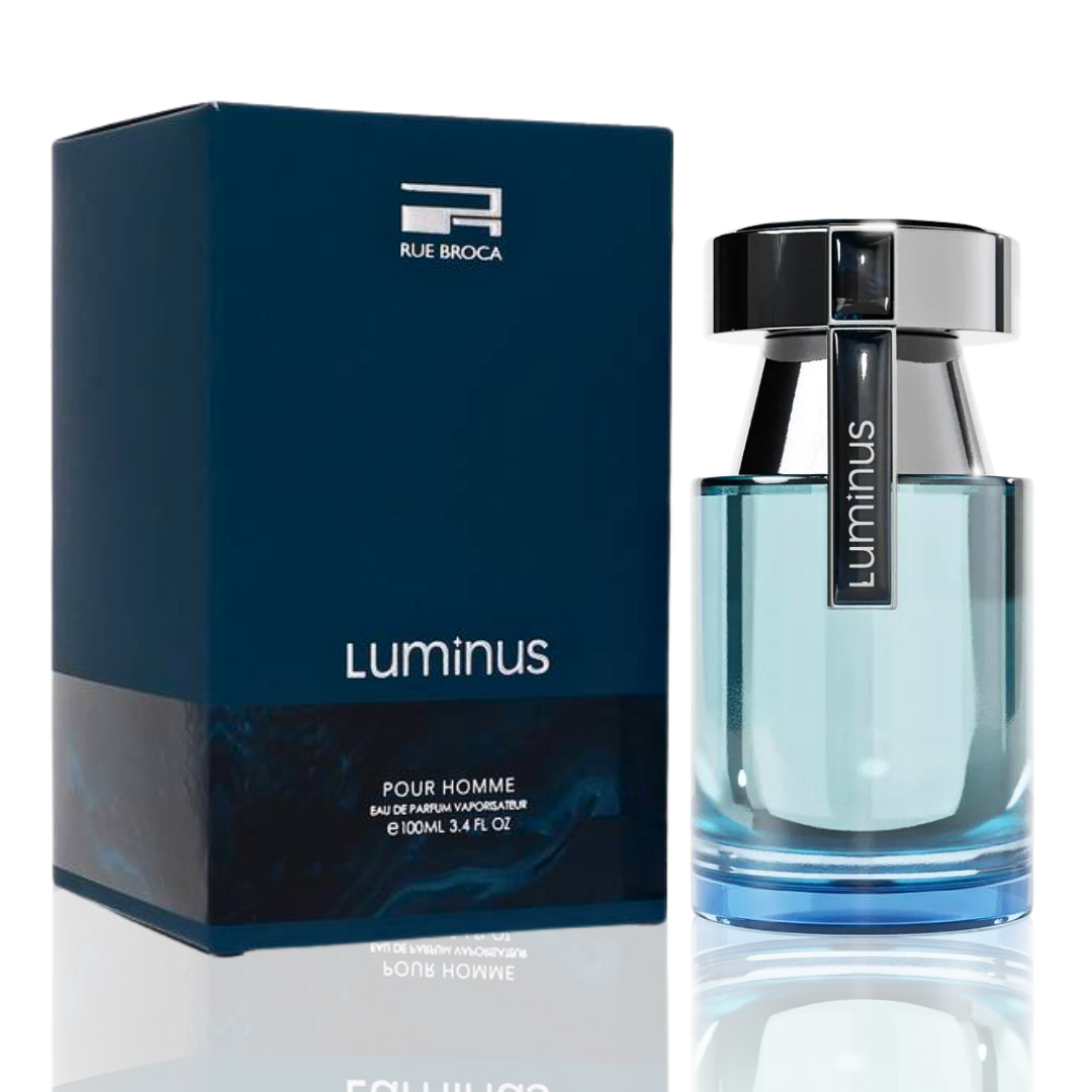 Luminus Pour Homme EDP Spray 100ML (3.4OZ) By RUE BROCA | Spicy, Fruity, Refreshing Masculine Fragrance.