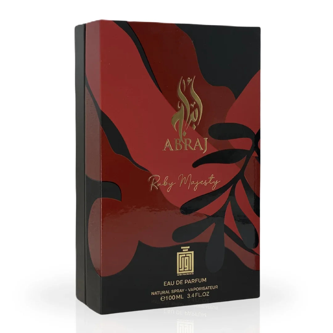 Abraj Ruby Majesty Eau De Parfum Spray 100ml (3.4 oz) By Aura Fragrances - Intense Oud
