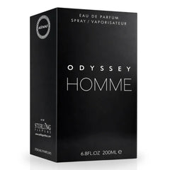 Odyssey Homme Black Eau de Parfum Spray 200ml (6.8 oz) by Armaf - Intense Oud