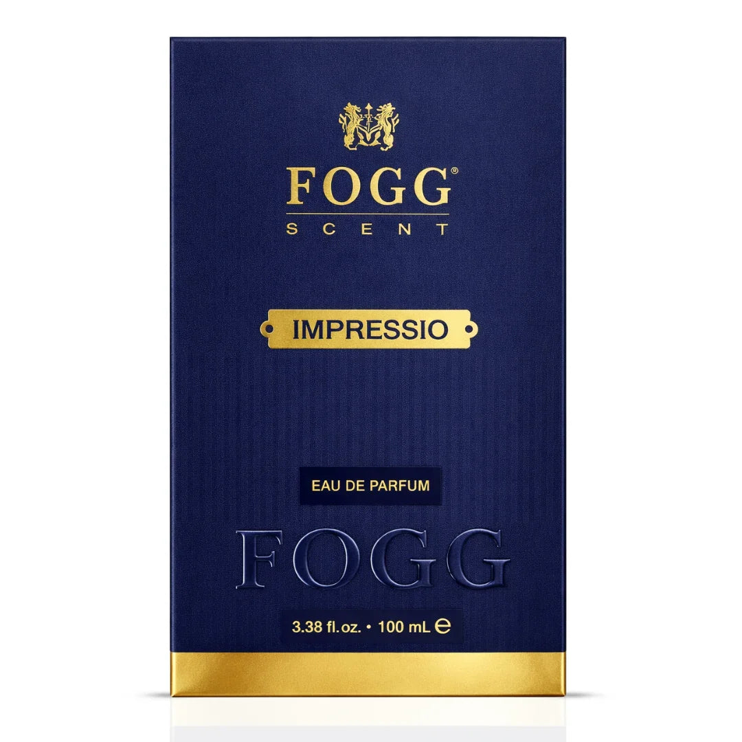 Impressio for Men Eau de Parfum Spray 100ml (3.38 oz) by Fogg - Intense Oud