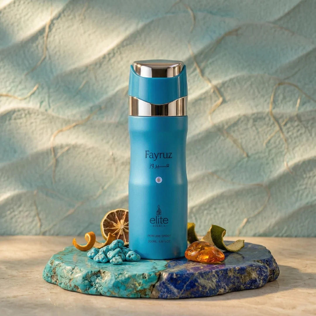 Fayruz Body Spray 200ml (6.8 oz) by Elite Risala - Intense Oud