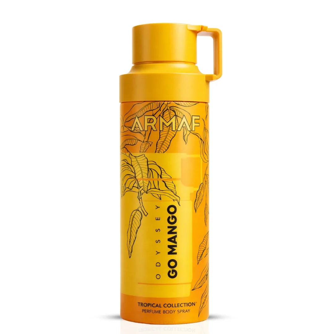Odyssey Go Mango Deodorant Spray 200ml (6.8 oz) by Armaf - Intense Oud