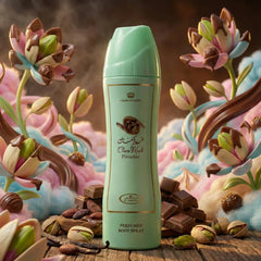 Choco Musk Pistachio Perfumed Body Spray 200ml (6.6 oz) by Al Rehab