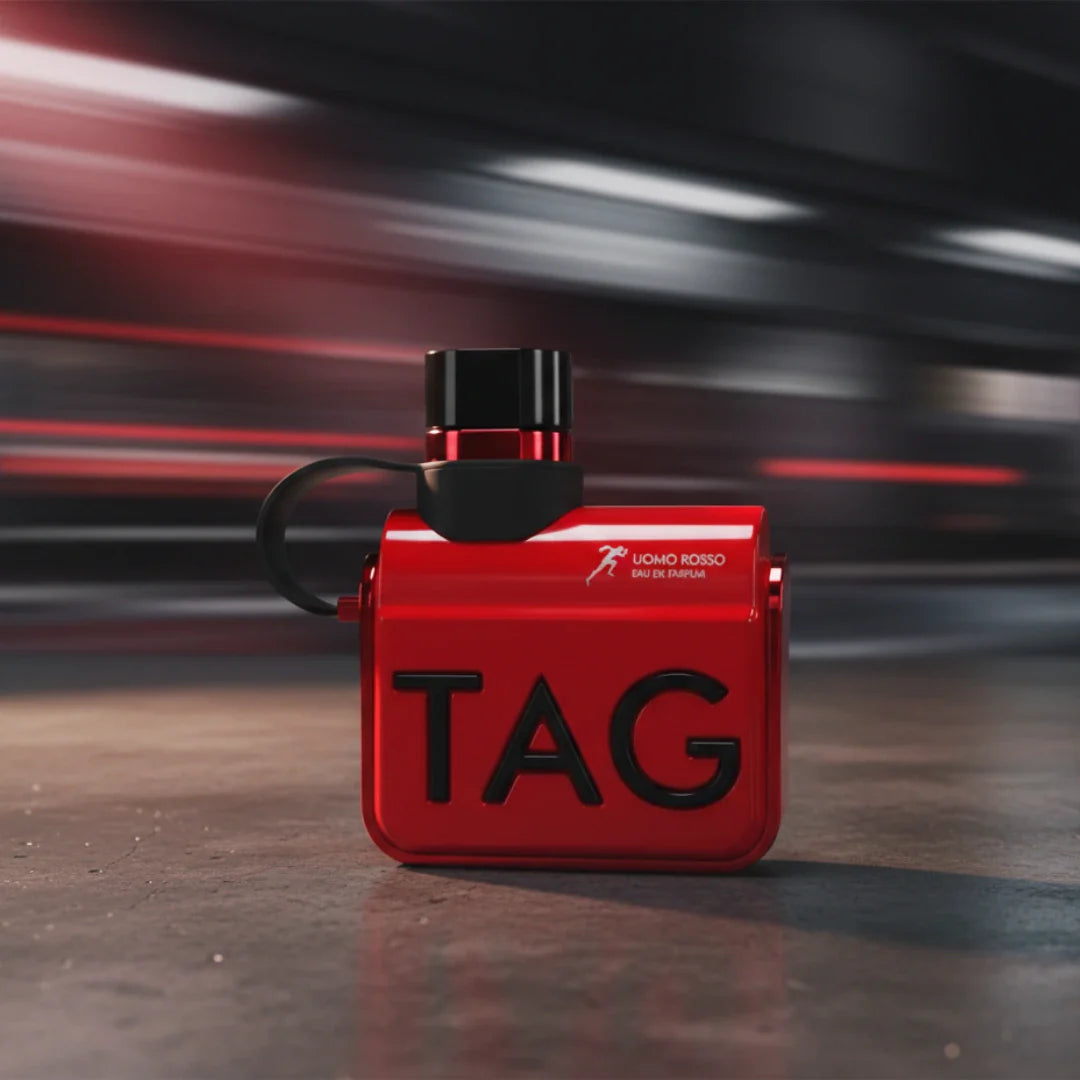 Tag Uomo Rosso Eau De Parfum Spray 100ml (3.4 oz) By Armaf - Intense Oud